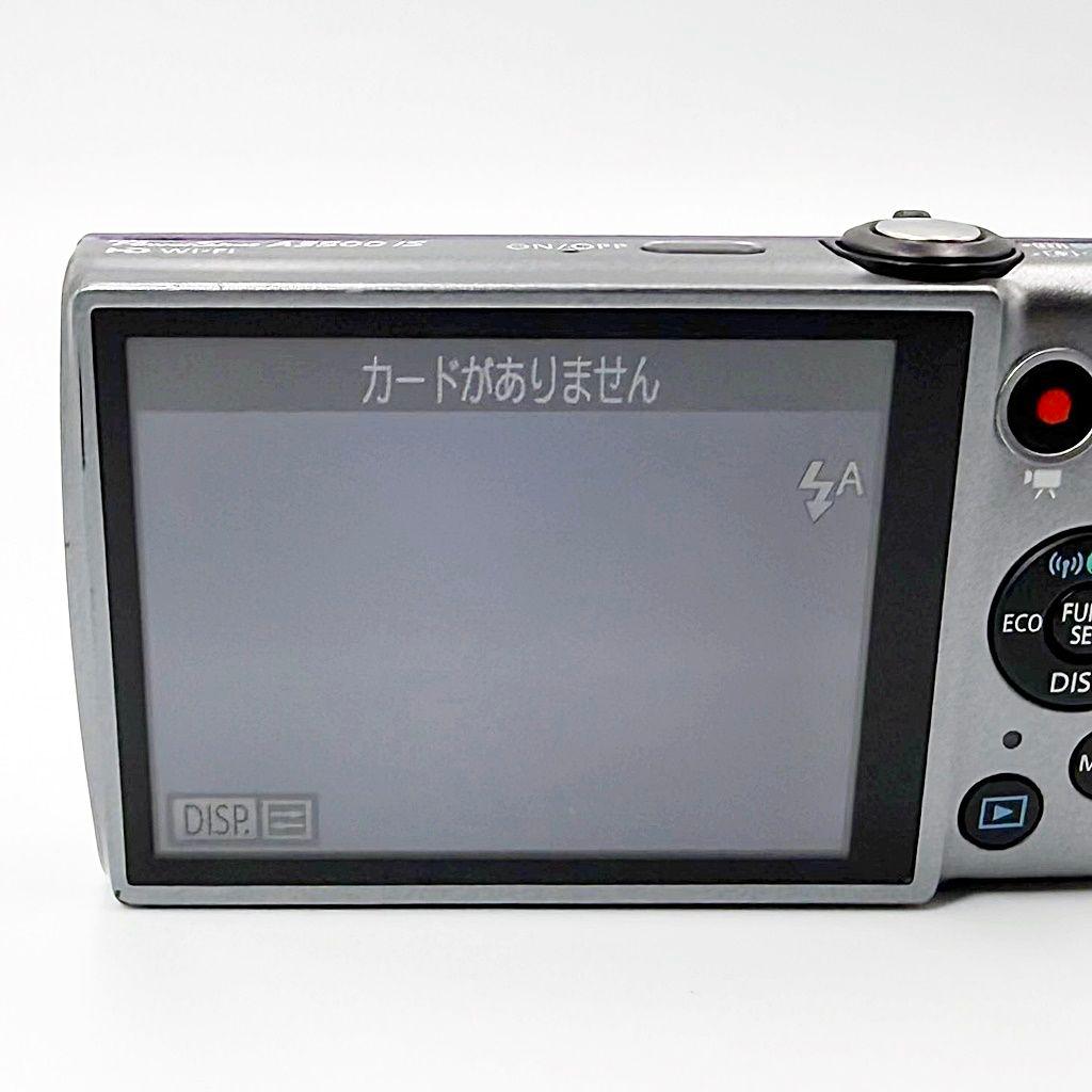 キヤノン PowerShot A3500 IS パープル コンデジ カメラ 中古