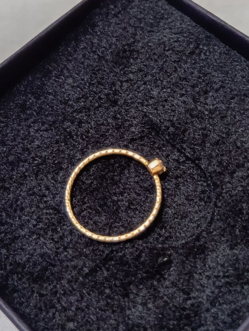 k10 プレシャスジュエリー ダイヤモンド ピンキーリング 2号