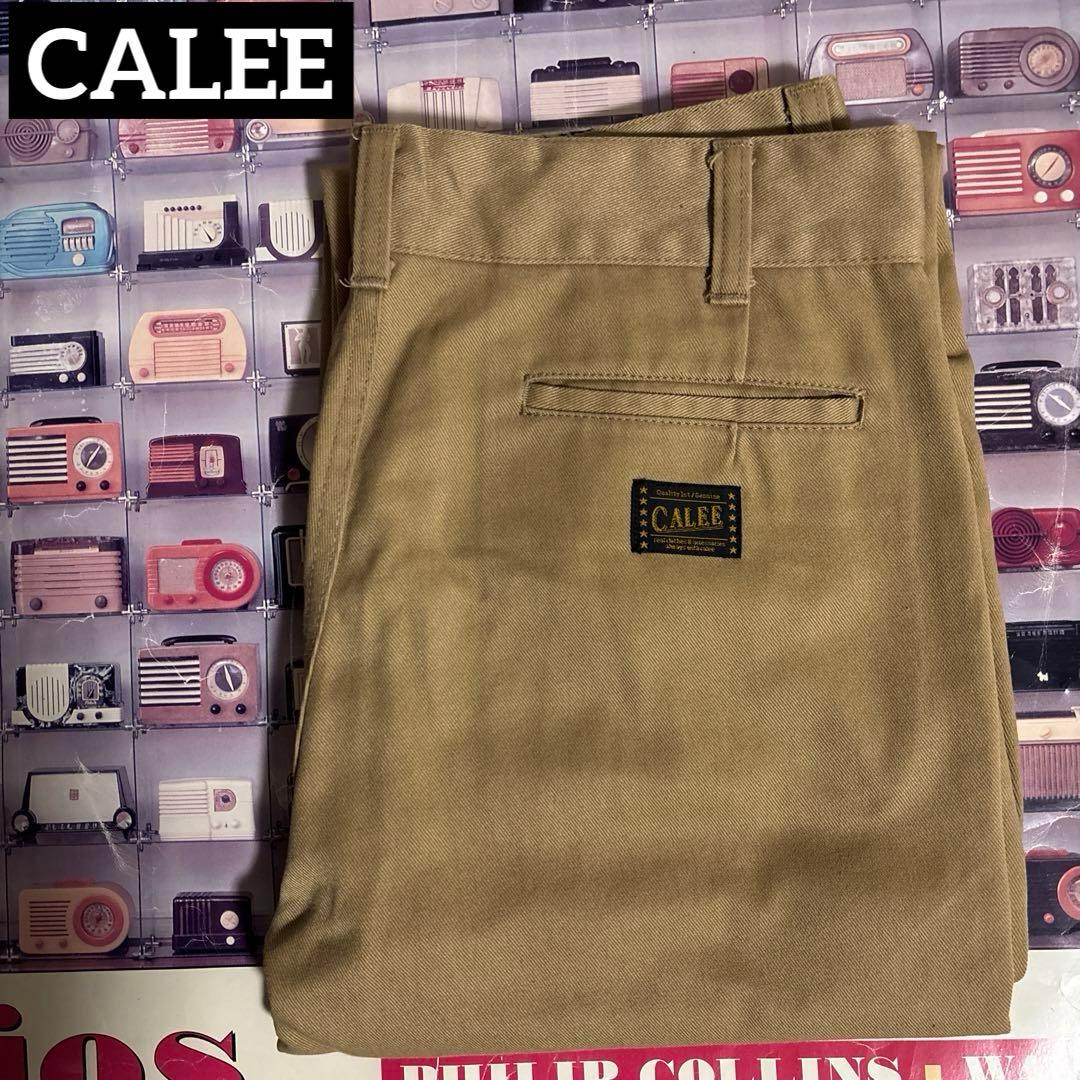 名作CALEE T/Cツイルチノトラウザーズワークパンツ日本製radiall