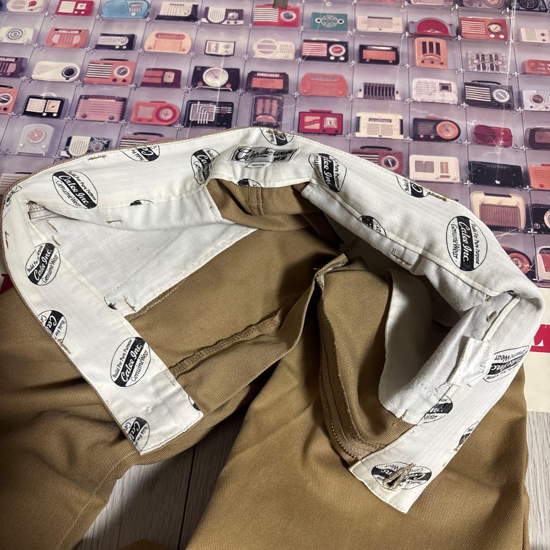 名作CALEE T/Cツイルチノトラウザーズワークパンツ日本製radiall