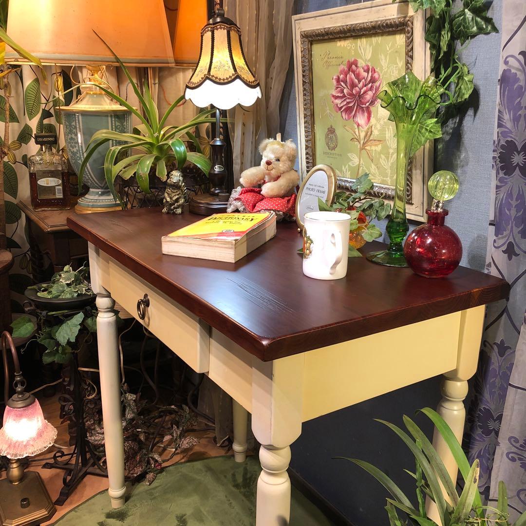 ciel　 シャビーシック　フレンチ　カントリー　コンパクトデスク