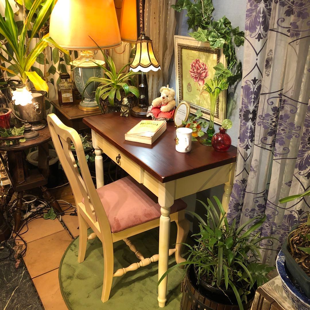 ciel　 シャビーシック　フレンチ　カントリー　コンパクトデスク