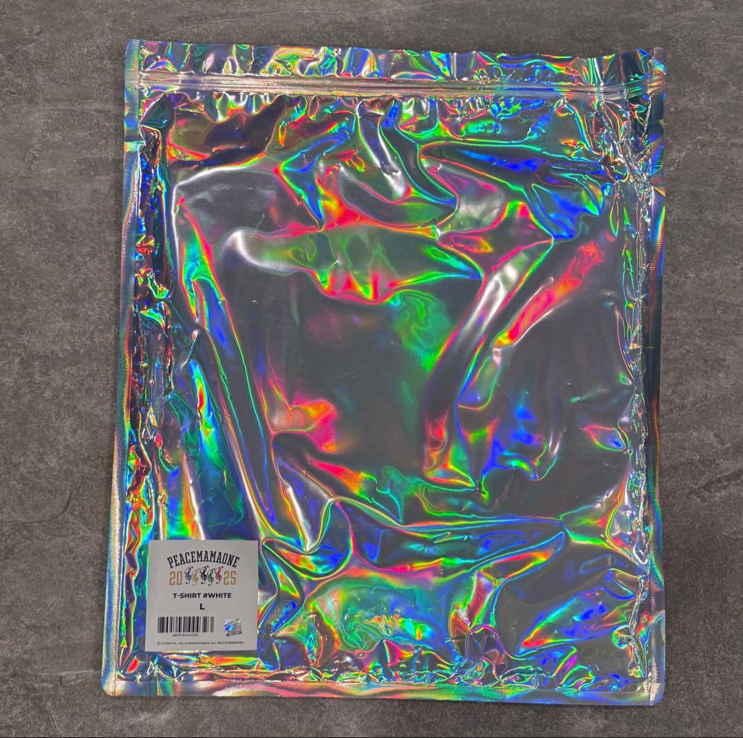 G-DRAGON PEACEMINUSONE MAMA ホワイト Tシャツ L