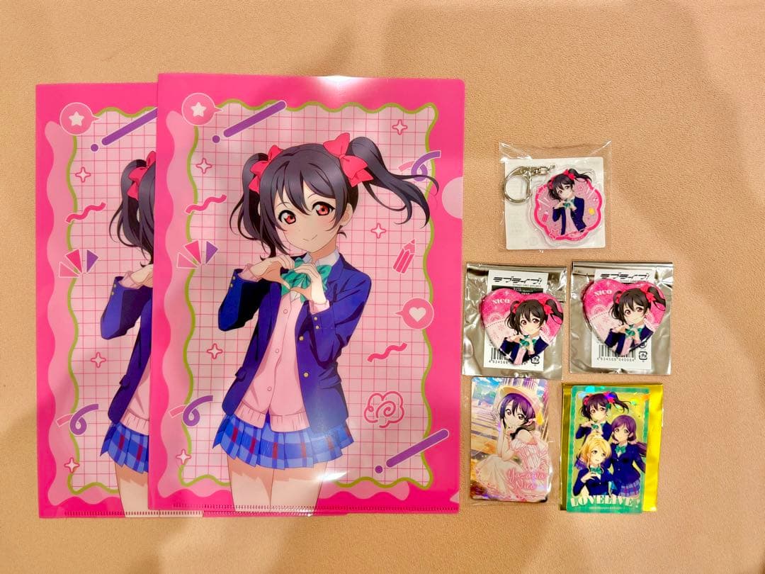 ラブライブ アトレ15周年 特典 クリアファイル ミニくじ 矢澤にこ 7点セット