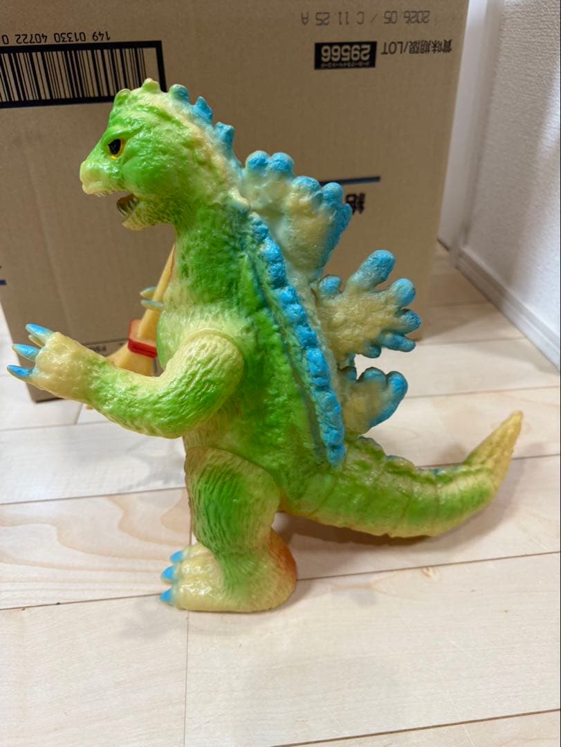 POPY ブルマァク ジャイアントゴジラ ソフビ 蓄光 東京タワー付き