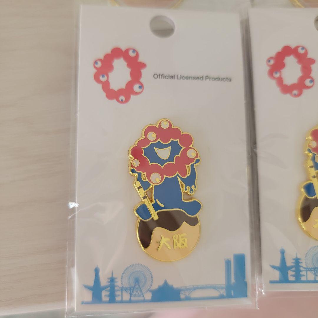 【新品】ミャクミャク 大阪キャラクター キーホルダー ピンバッチ
