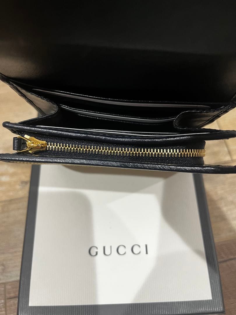 新品未使用 GUCCI 1995 ホースビット　日本限定デザイン二つ折財布