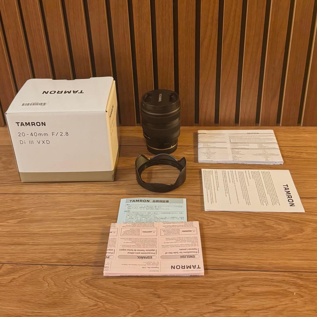 タムロン 20-40mm F/2.8 Di III VXD A062 ソニーE