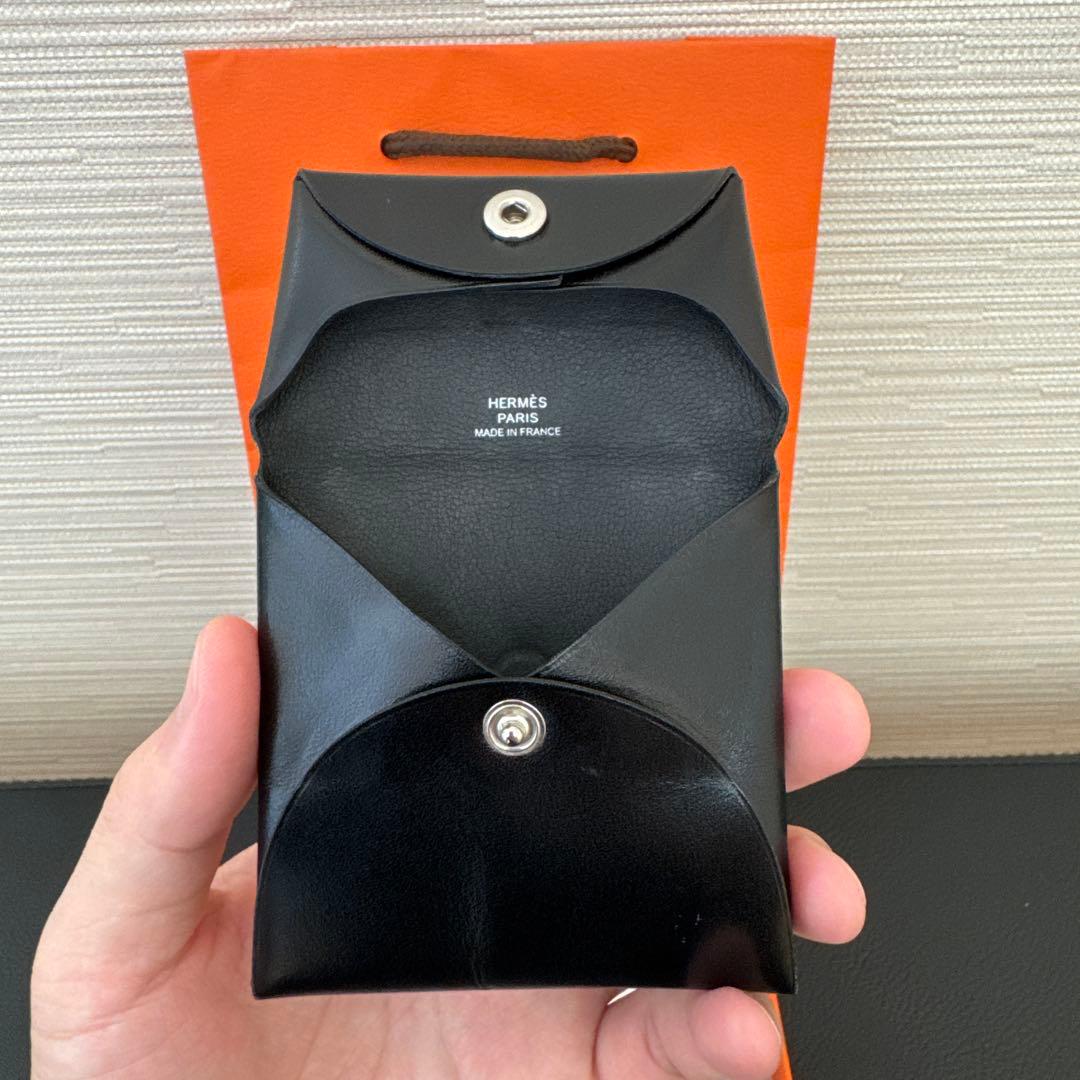 ‼️‼️‼️‼️‼️早い者勝ち‼️‼️‼️‼️‼️HERMES バスティア　ノアール　ボックスカーフ