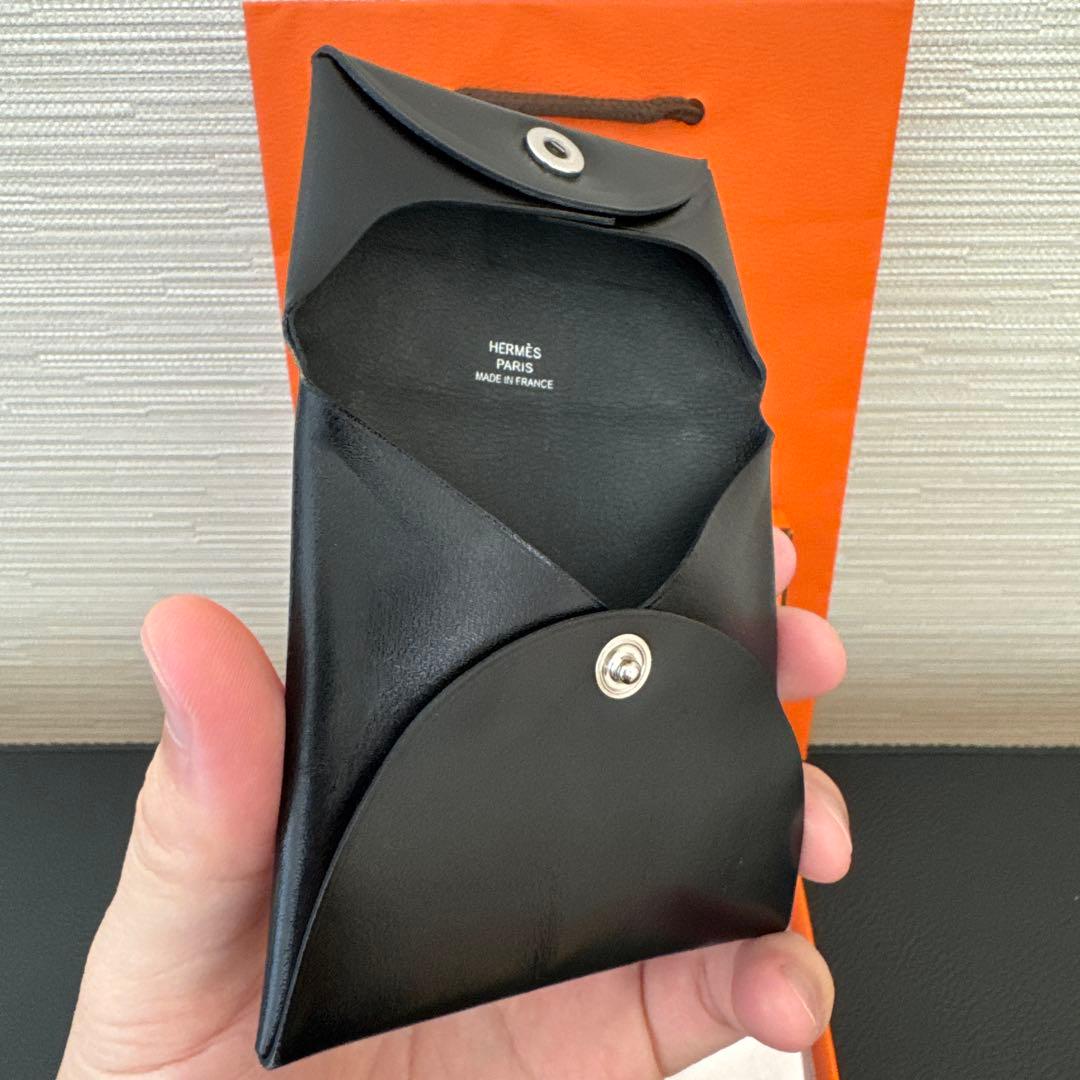 ‼️‼️‼️‼️‼️早い者勝ち‼️‼️‼️‼️‼️HERMES バスティア　ノアール　ボックスカーフ