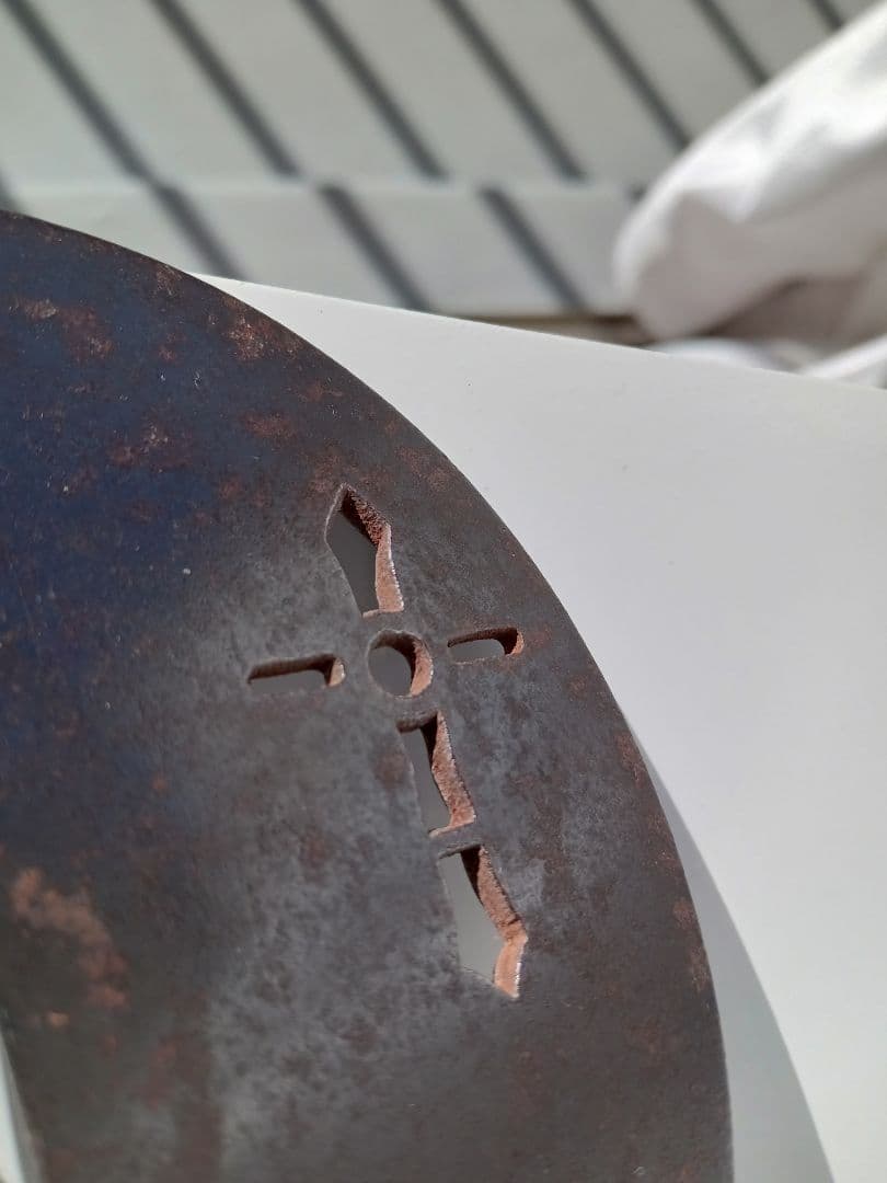 刀匠鐔（キリシタン鍔）　江戸時代初期