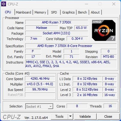 響*様 AMD Ryzen 7 3700X 動作確認済み