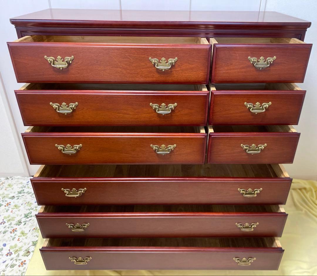 12月削除予定◯アンティーク タンス　箪笥　引き出し　上下分割可能