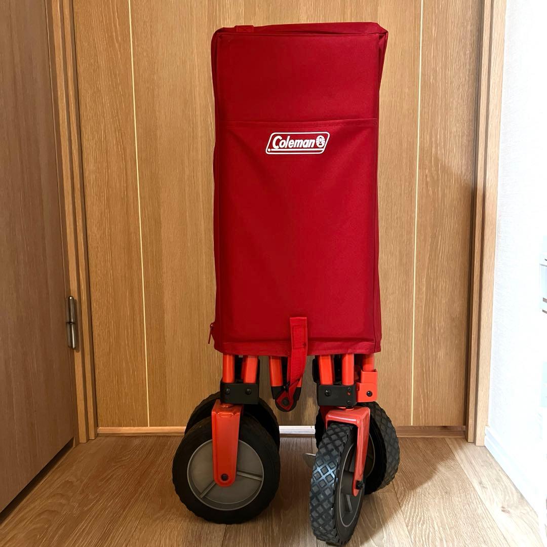 Coleman 赤 キャリーカート