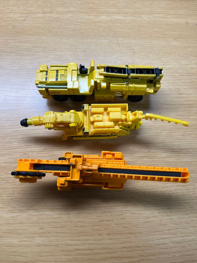 ロングトミカ 廃盤 3セット カヤバ システム ロードカッター エキスカベータ