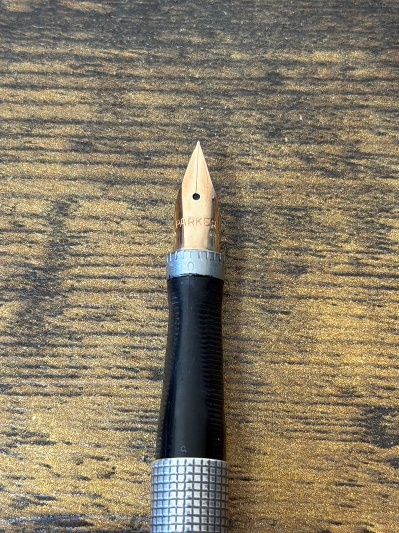 初期　字幅63 パーカー　75 シズレ　万年筆　スターリングシルバー　細字