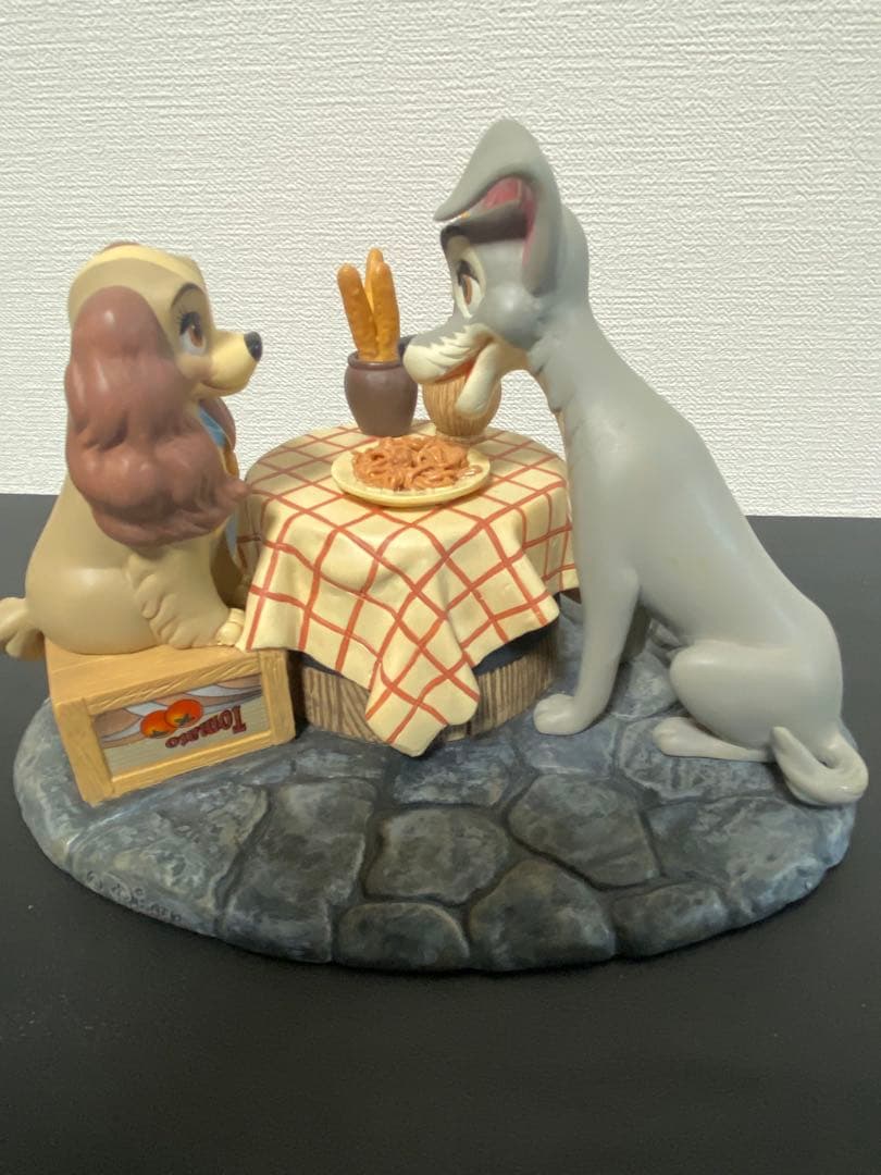 ディズニーレアわんわん物語レディ&トランプ フィギュア　箱入り