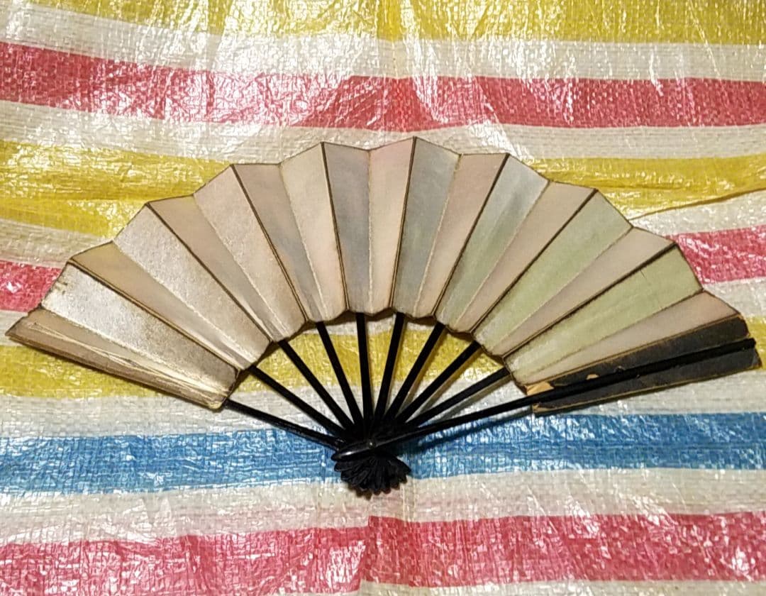 骨董品　扇子　豊臣秀吉　拝領　金箔扇子