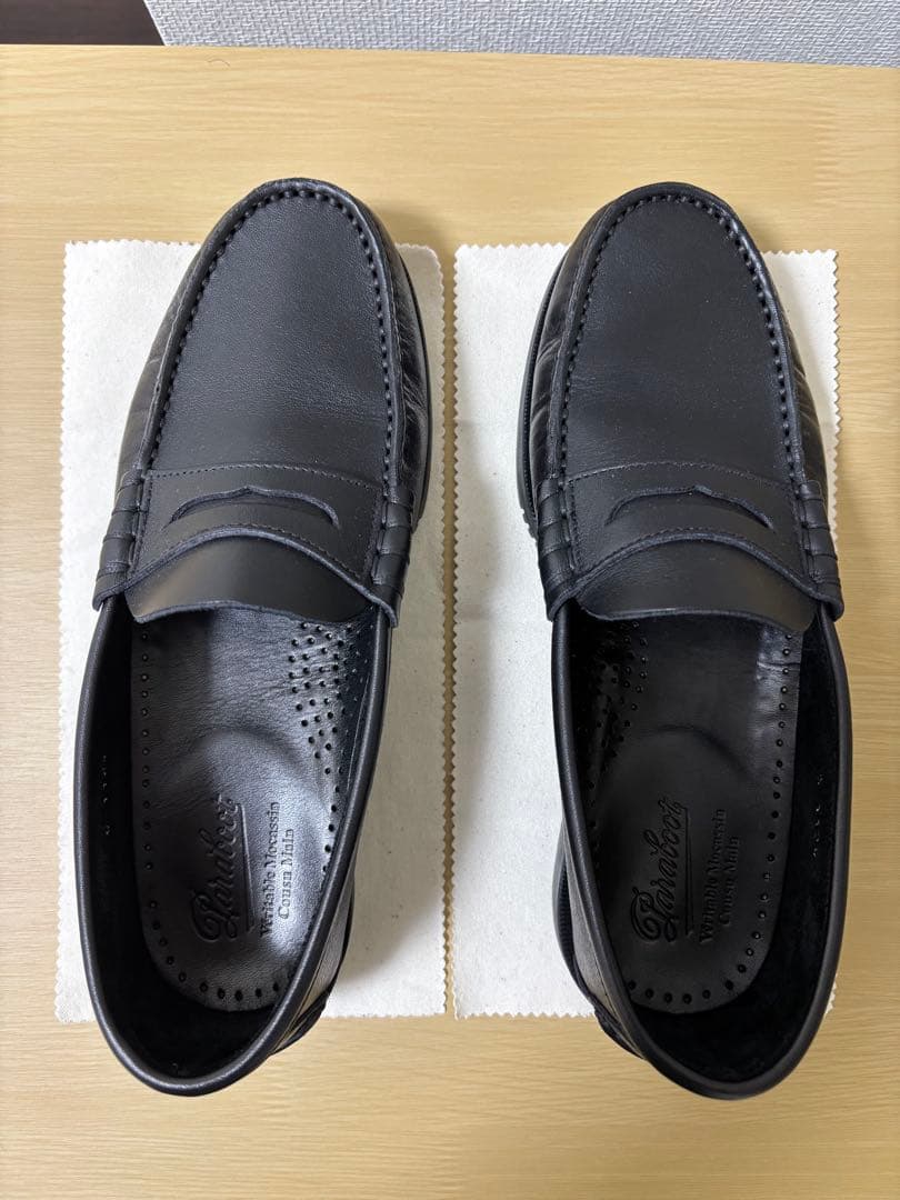 Paraboot CORAUX MARINE UK5 黒 美品