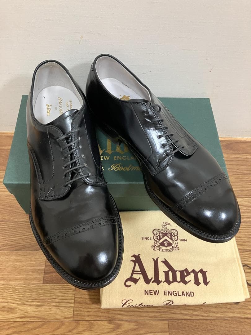 ALDEN オールデン 56255 ブラックコードバン US8.5E