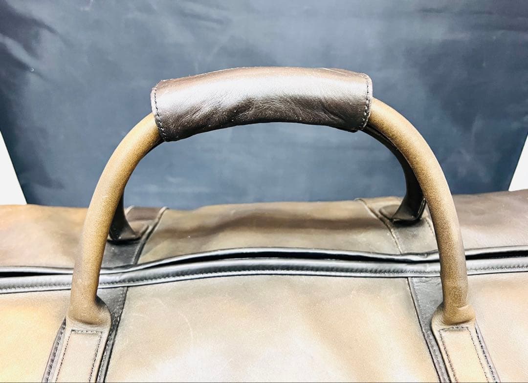 OLD COACH コーチ グラブタンレザー ボストンバッグ ドイツフック