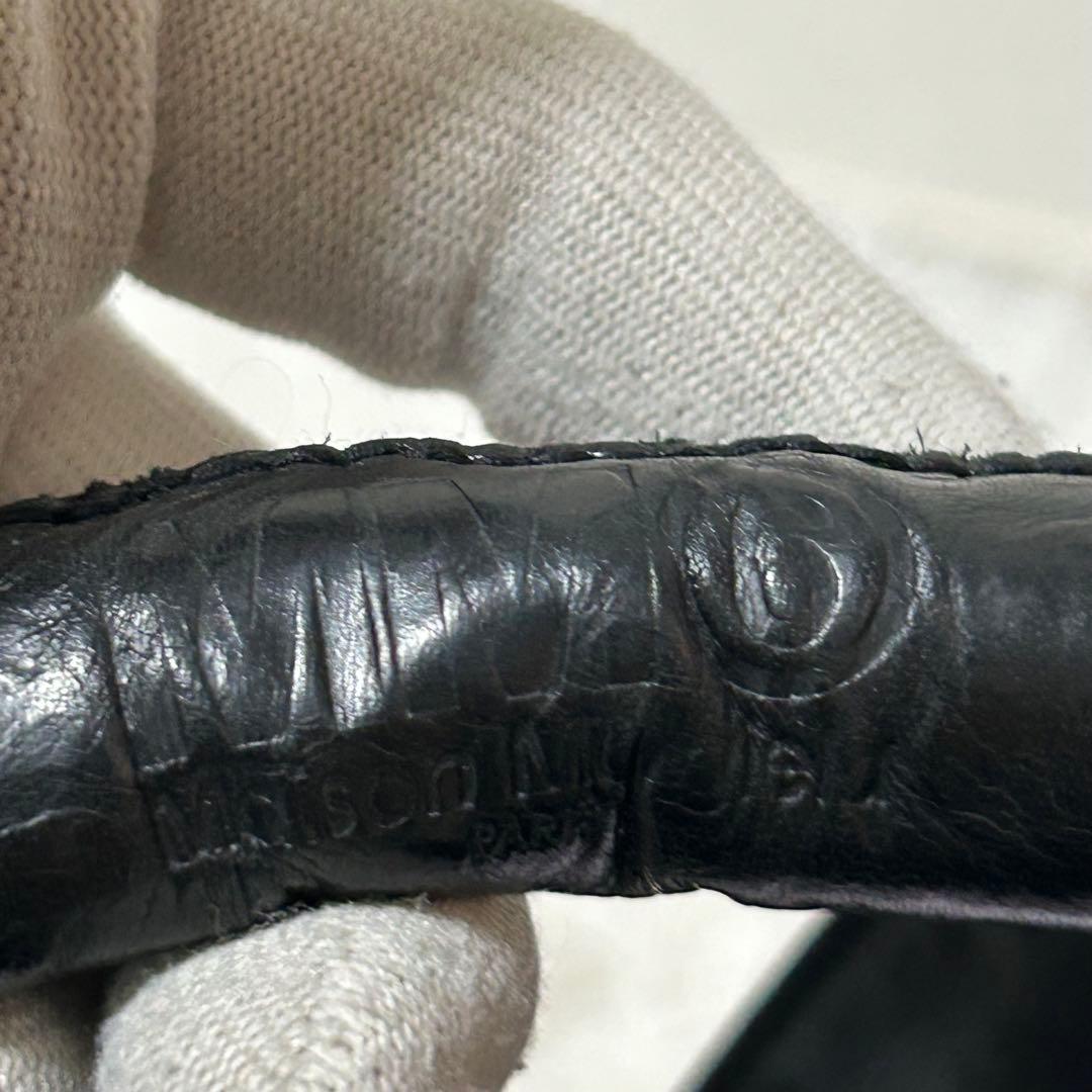 【極美品✨人気商品/ジャパニーズトート】メゾンマルジェラ　ハンドバッグ　ブラック