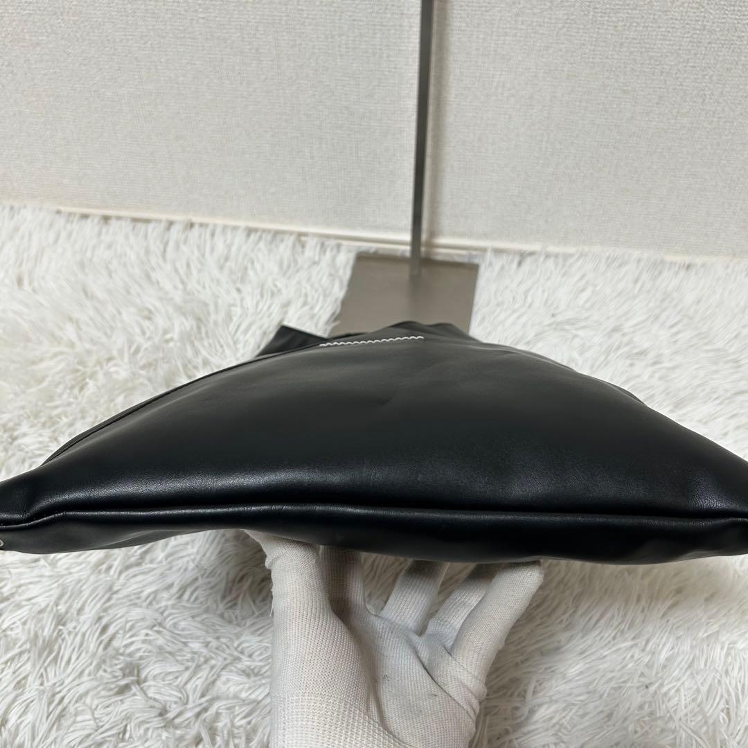 【極美品✨人気商品/ジャパニーズトート】メゾンマルジェラ　ハンドバッグ　ブラック