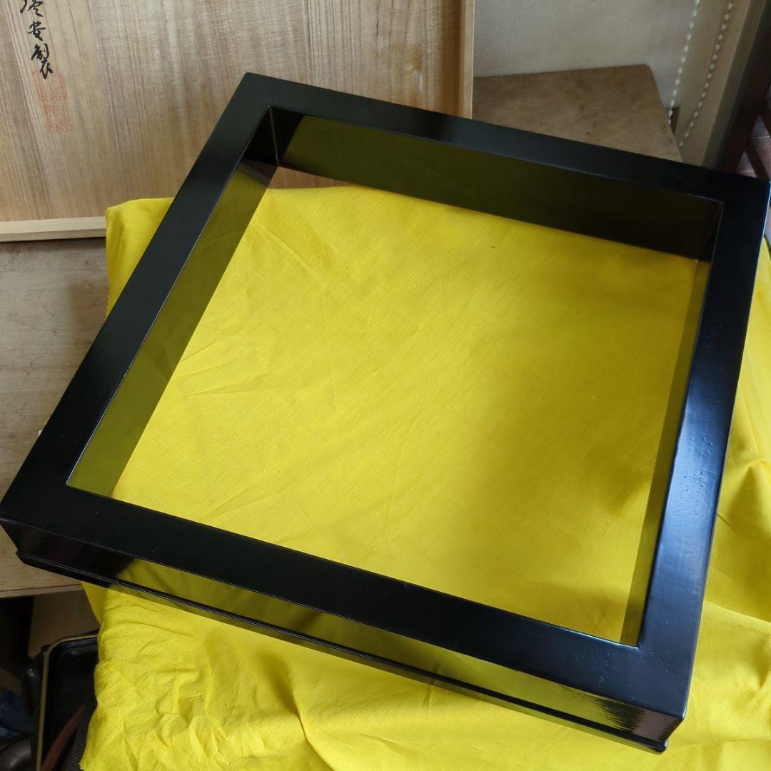 炉縁　輪島塗　漆器　木製　茶道具　茶道　木箱