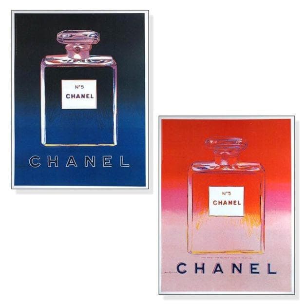 特別価格!!限定2枚セット/人気のシャネル/アンディ ウォーホル作品/ポスター