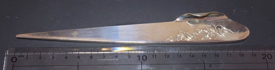 Silver950 ペーパーナイフ 銀製 刻印あり