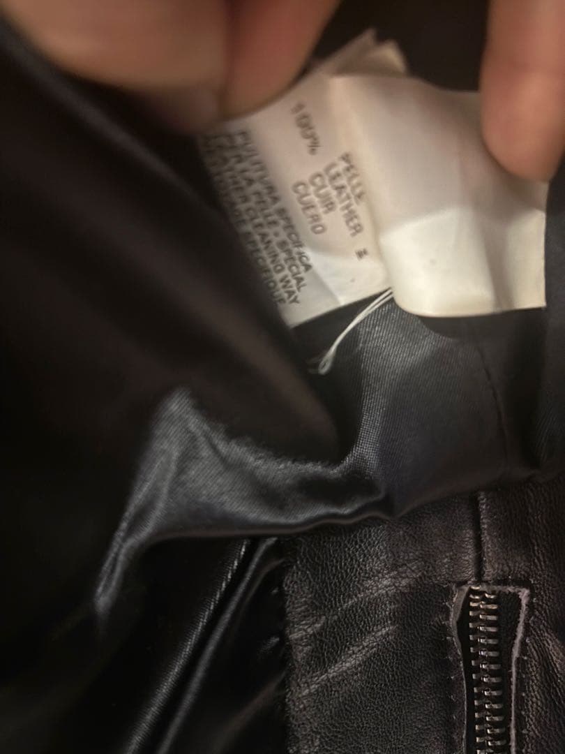 美品　DIESEL 本革　革ジャン　M ダメージ加工