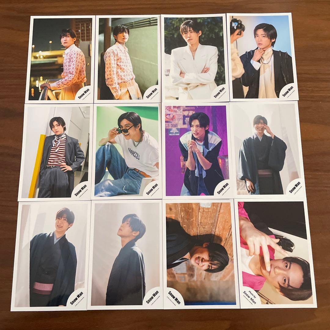 目黒蓮　公式写真　124枚セット　Man