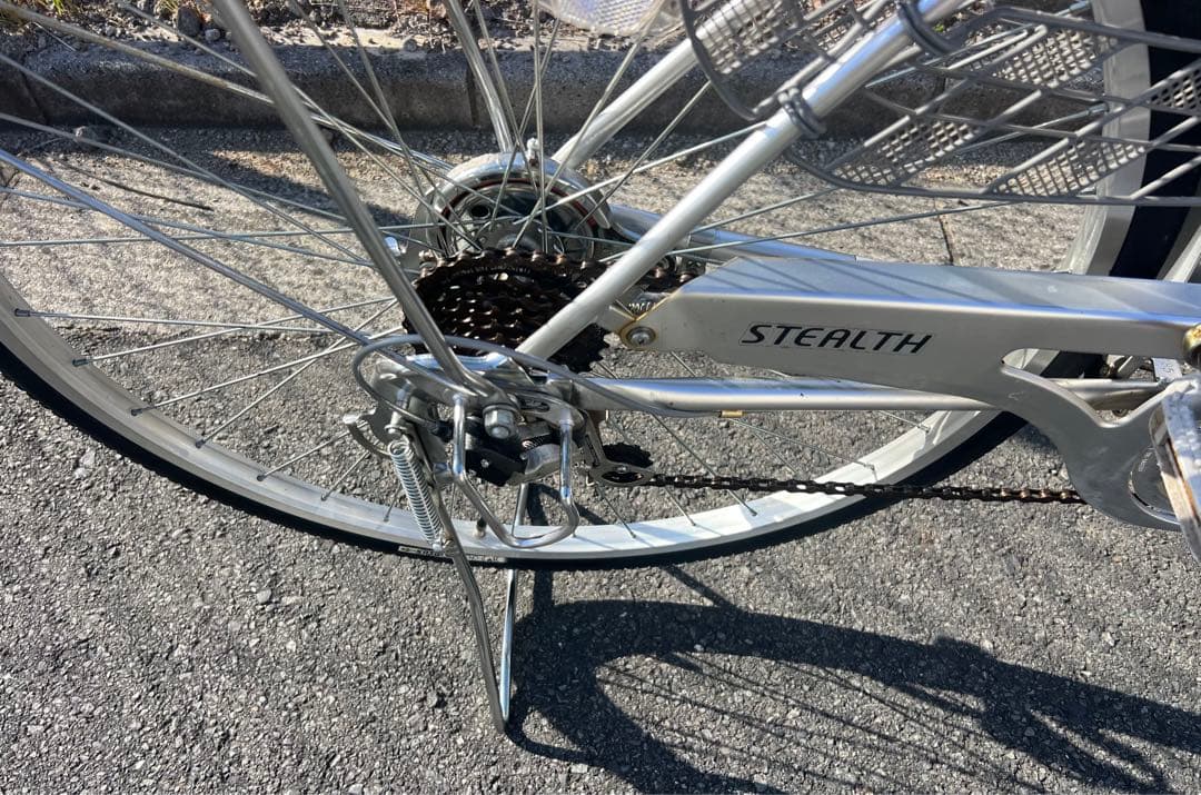 サイクル自転車27インチオートライト付き関東圏配送可能