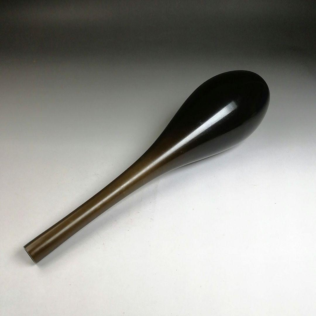 Ｔ７８８　花入　『唐銅花入』『曽呂利』『鋳師　金森浄栄 造』　共箱　茶道具　花器