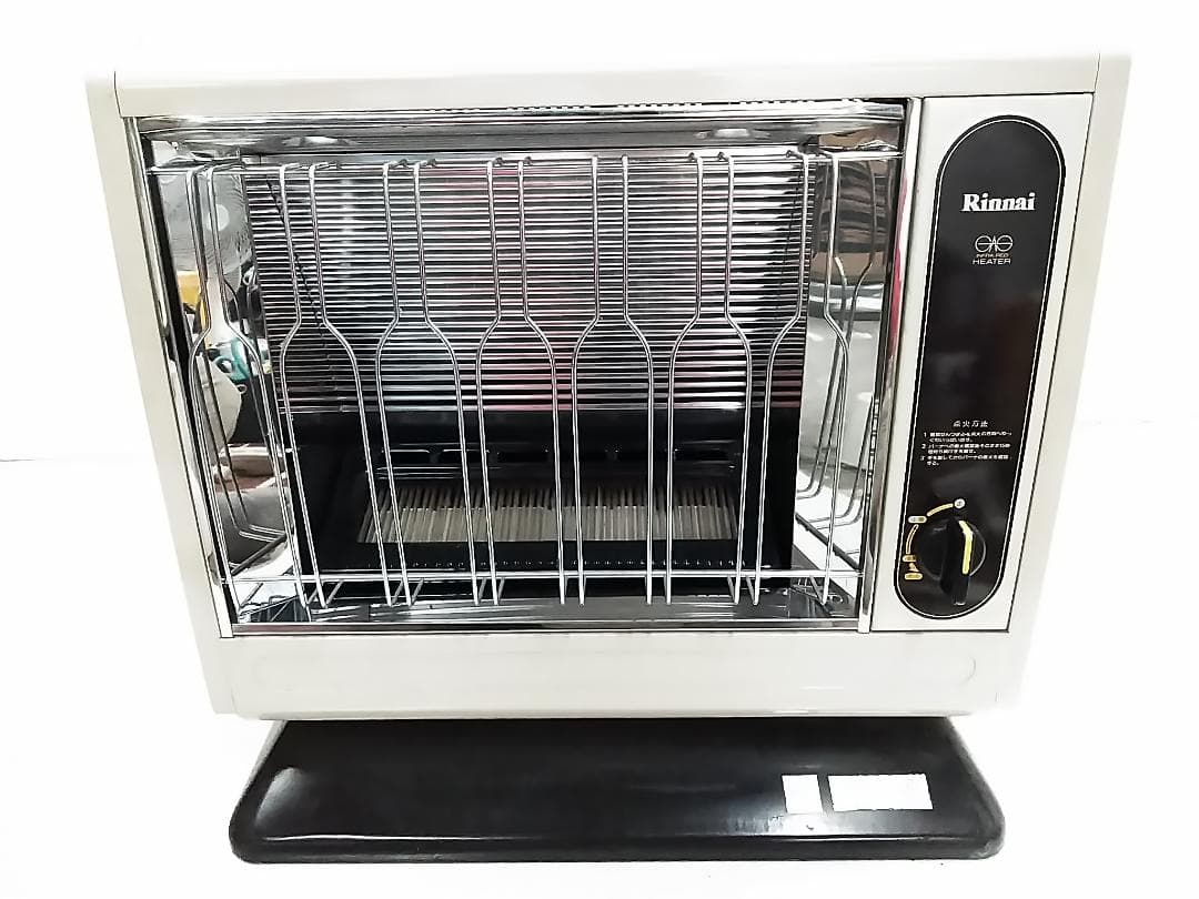 リンナイ ストーブ ベージュ R-630S-401 プロパンガス用レトロ風★