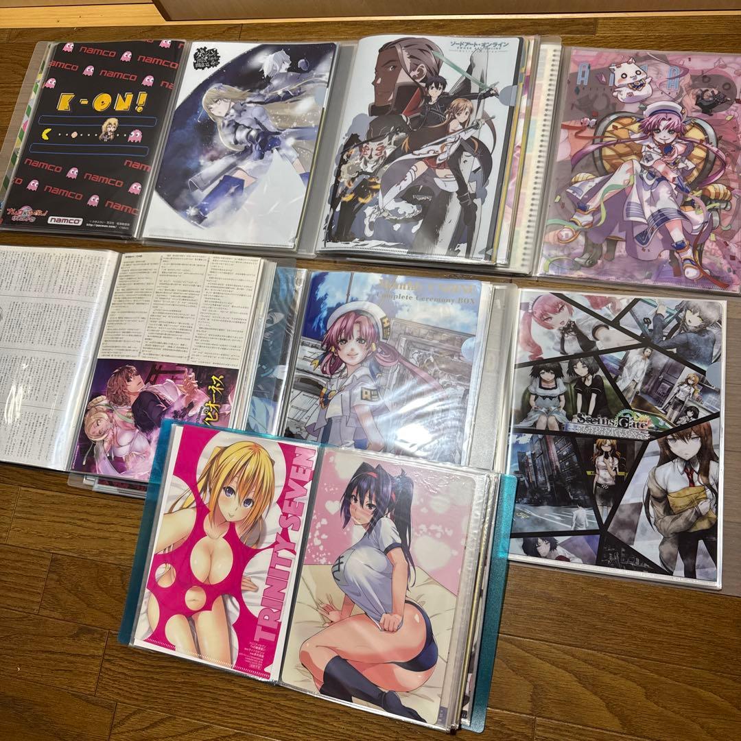 日*5様 SAO ハルヒ　けいおん　とある　等　クリアファイル　クリアシート　セ