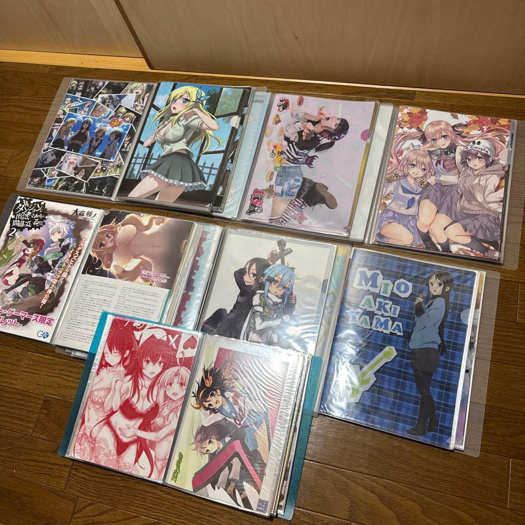 日*5様 SAO ハルヒ　けいおん　とある　等　クリアファイル　クリアシート　セ