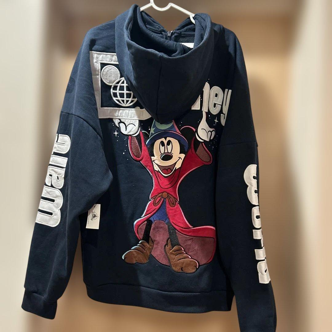 Disney ミッキーマウス フード付きスウェットXL