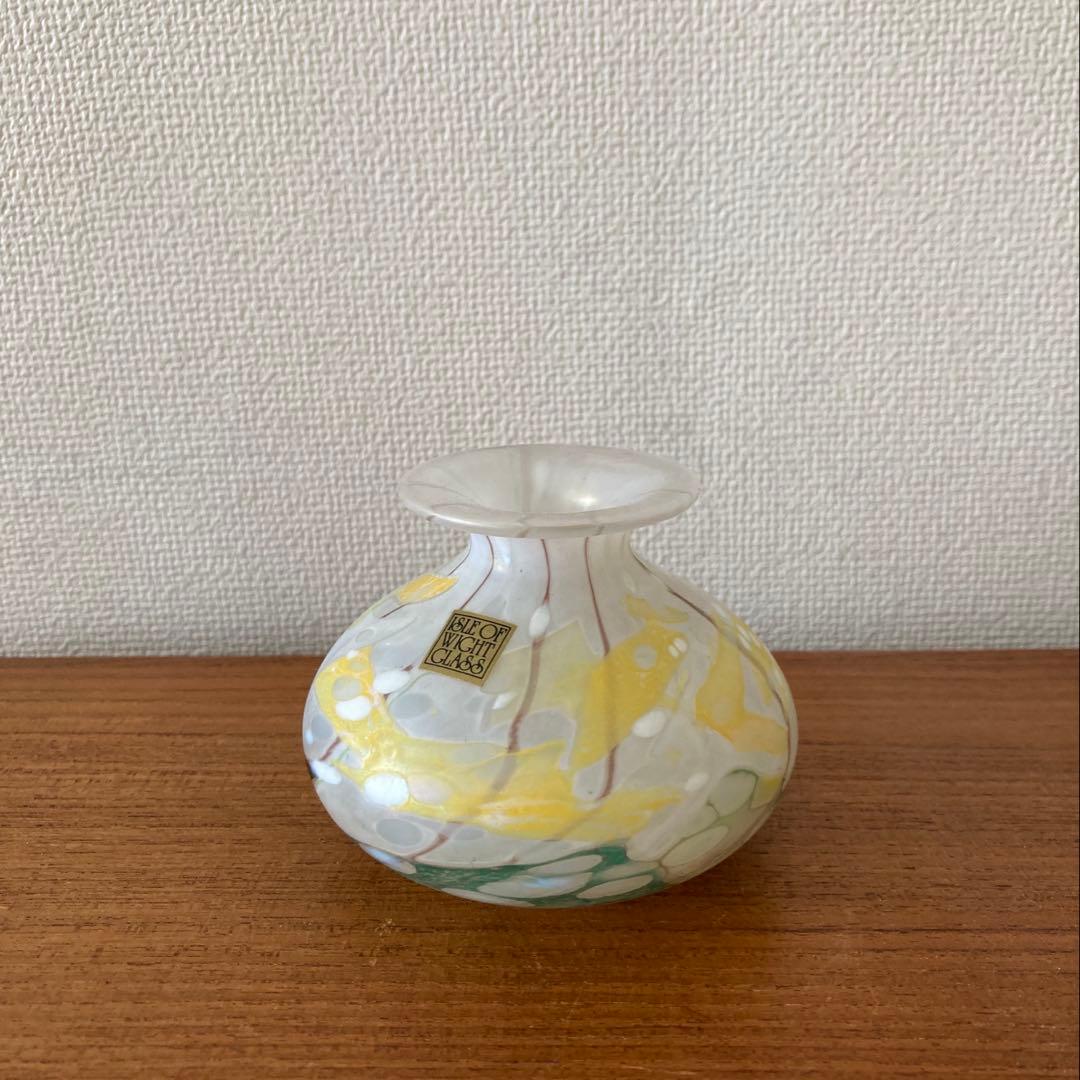 ◆ Isle of wight studio glass 花瓶 ビンテージ ◆