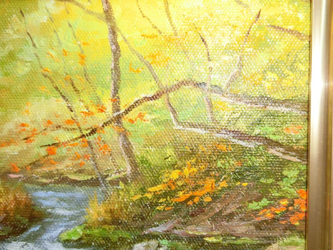 【ART】関健造真筆(奥入瀬渓流)サムホール