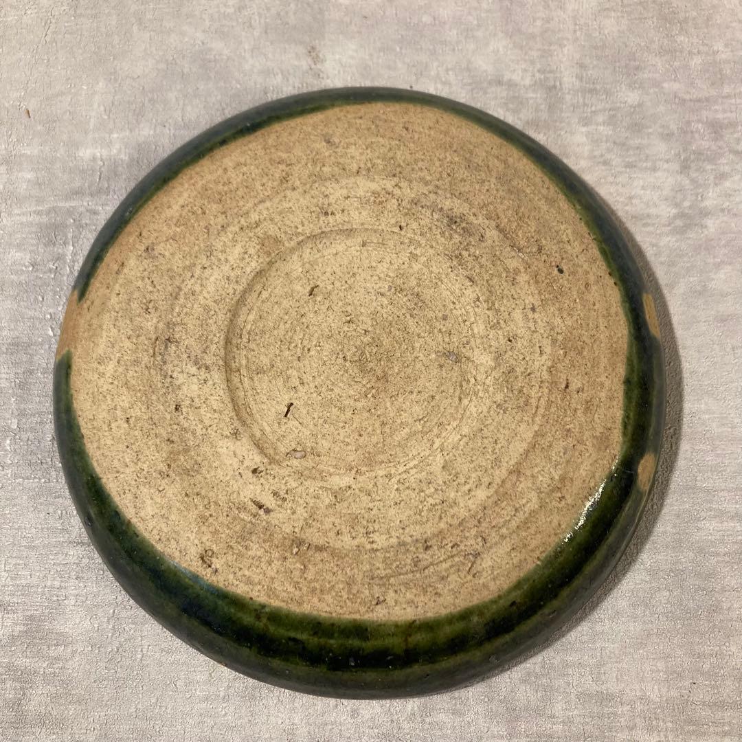 織部 菊柄 皿 6枚セット