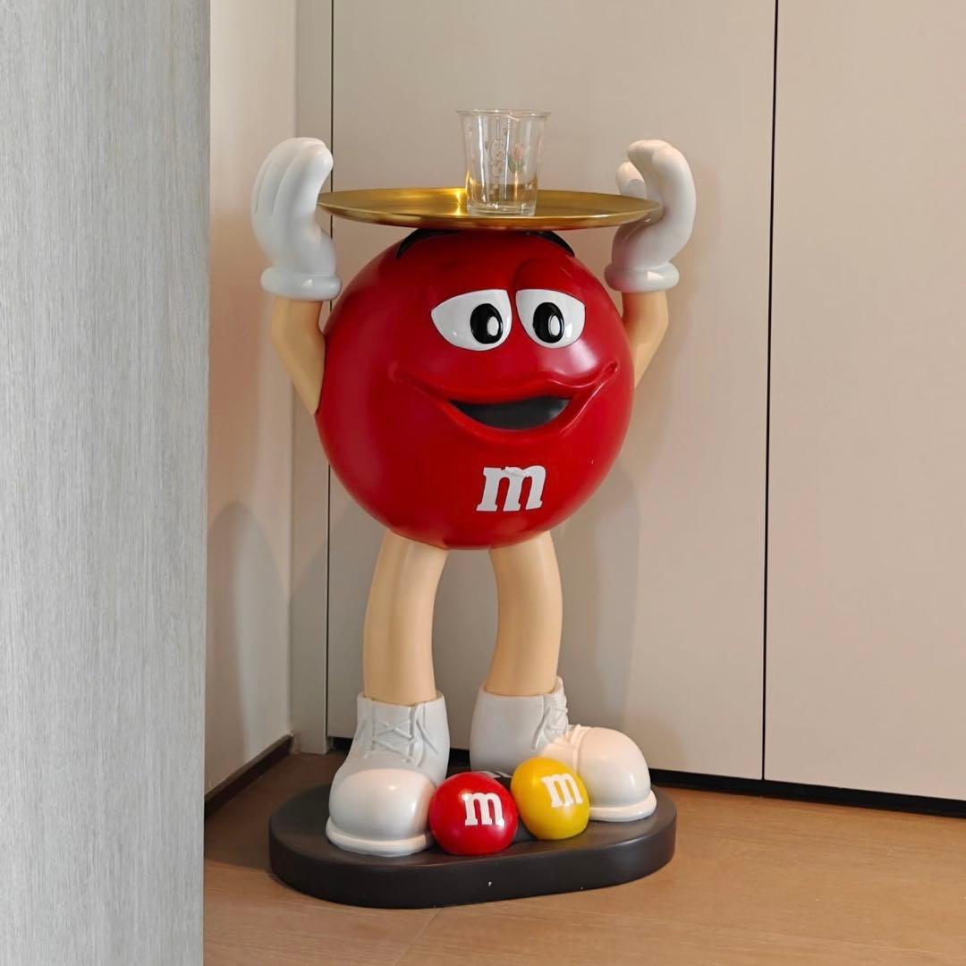 【新品】 特大 M&M's エムアンドエムズ サイドテーブル フィギュア