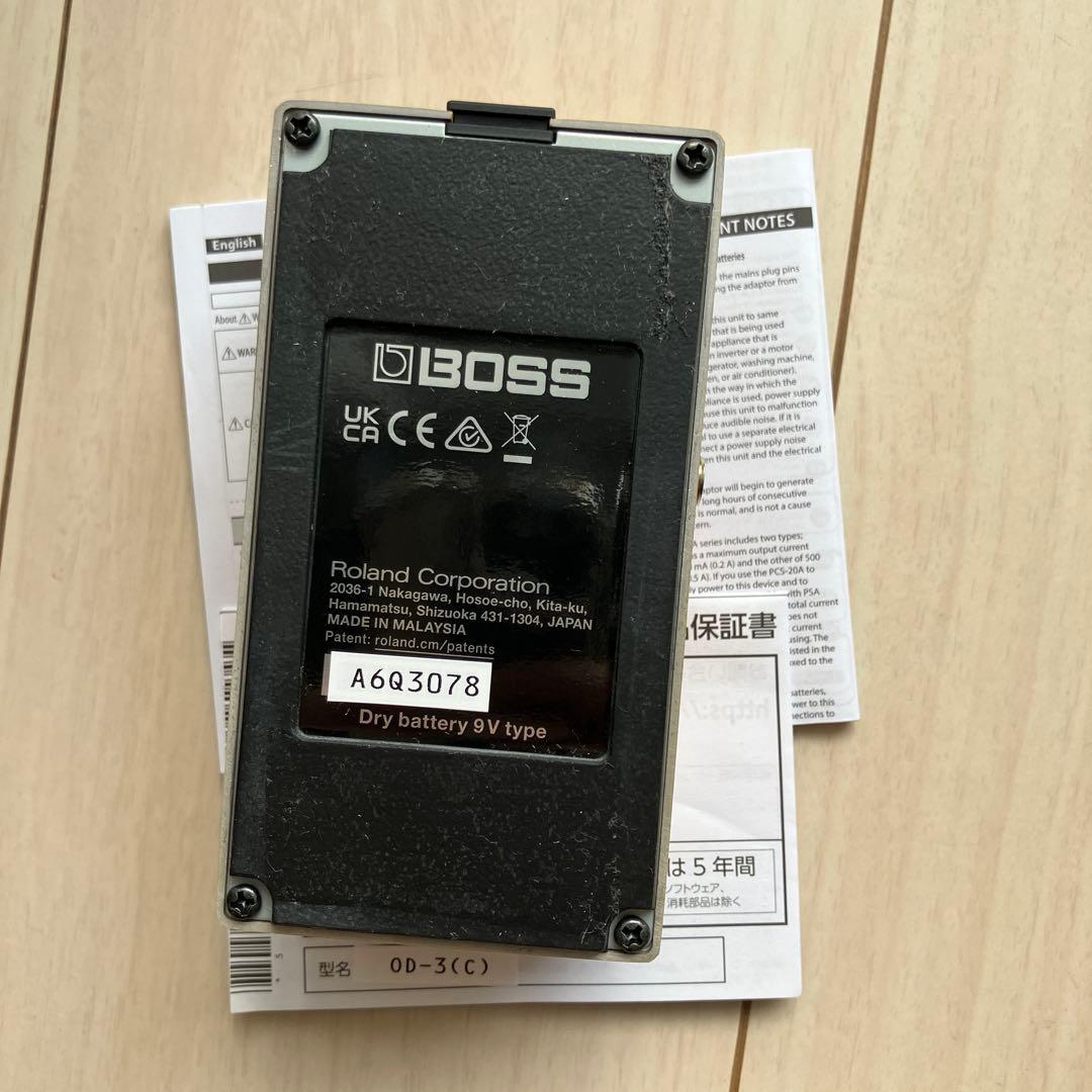 BOSS OverDrive OD-3 エフェクター