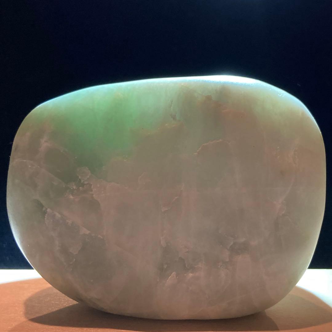 三　【家宝級】糸魚川翡翠　ロウカン質 翡翠　翡翠輝石　原石　223.1ｇ