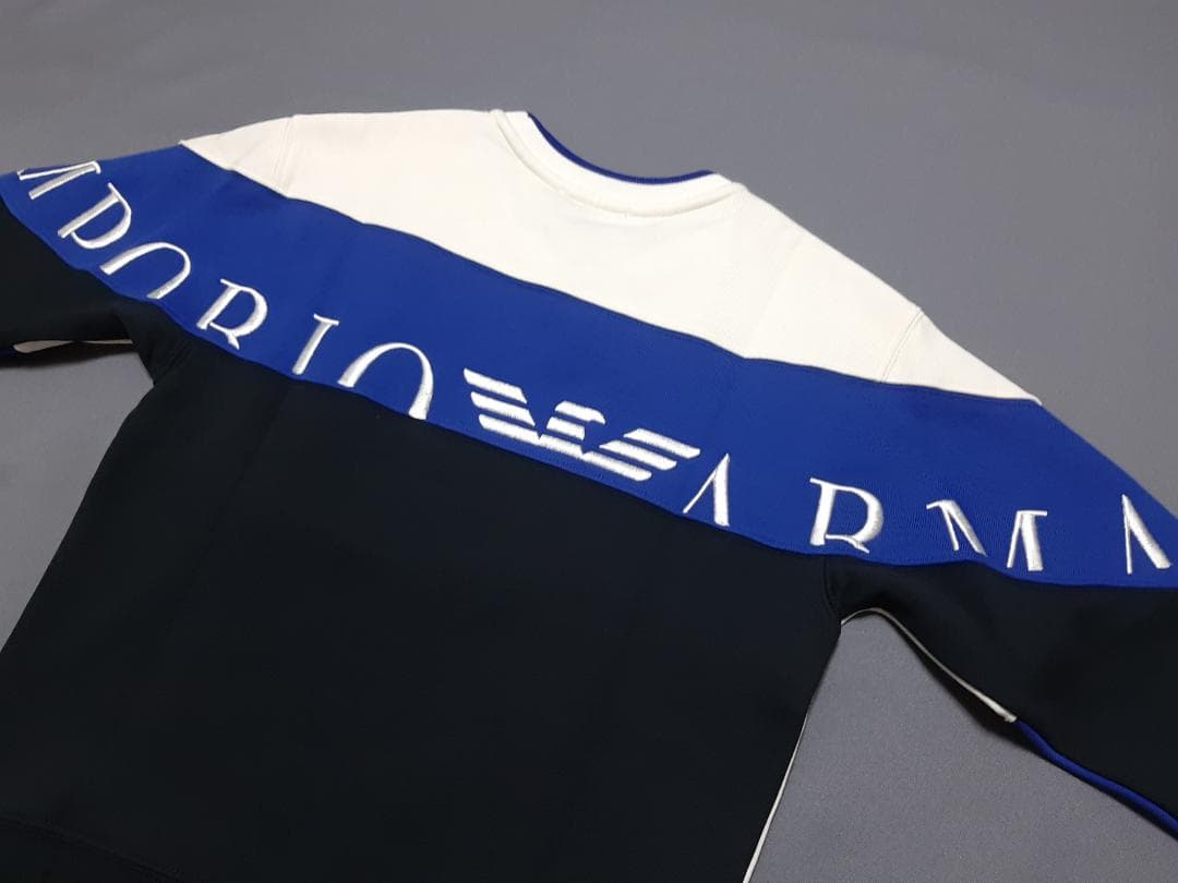 【新品・値下げ】エンポリオアルマーニ/ジュニア　刺繍スウェット　14A・14歳