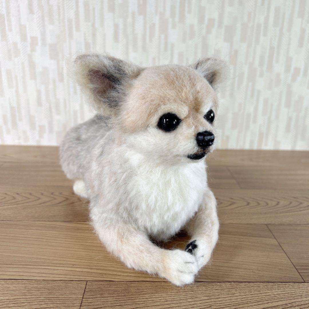 モカミカチカlove(’-’*)チワワ 様　オーダー専用　羊毛フェルト　犬