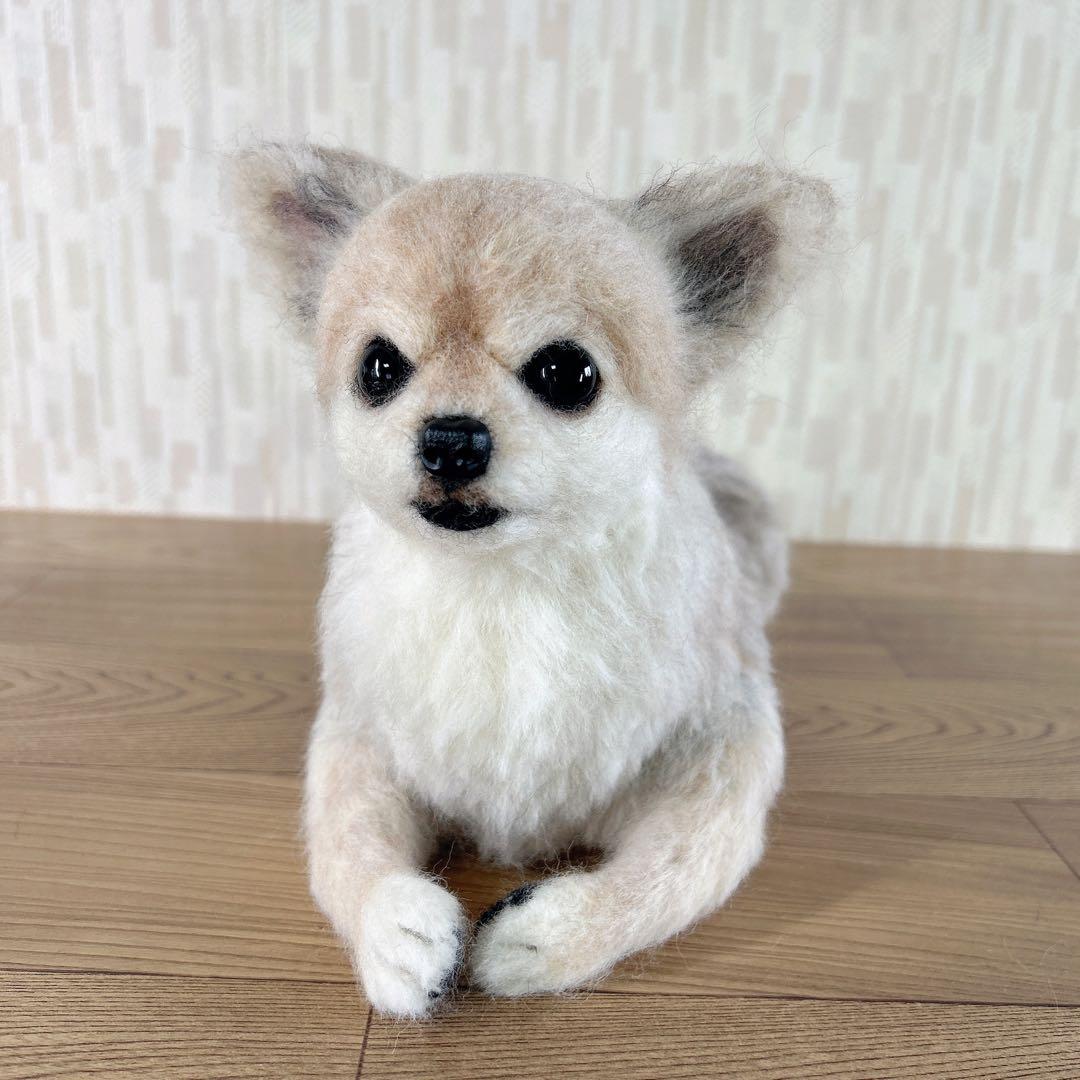 モカミカチカlove(’-’*)チワワ 様　オーダー専用　羊毛フェルト　犬