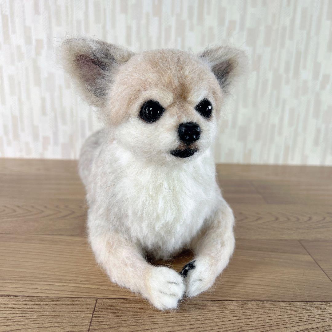 モカミカチカlove(’-’*)チワワ 様　オーダー専用　羊毛フェルト　犬