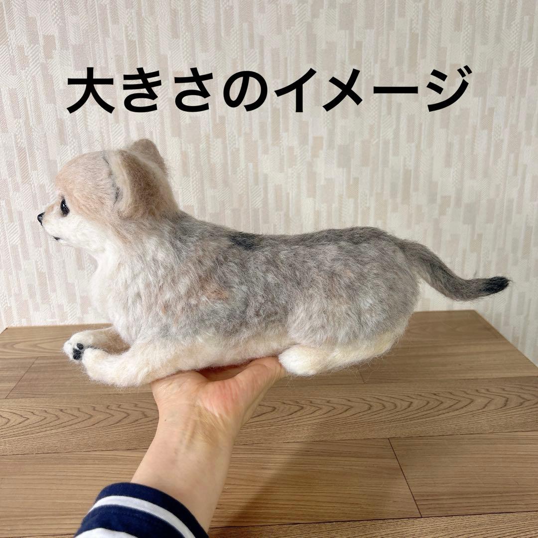 モカミカチカlove(’-’*)チワワ 様　オーダー専用　羊毛フェルト　犬