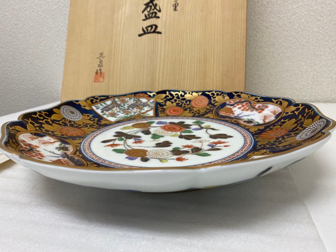 3-2437 琳派古伊万里盛皿（小）　其泉作